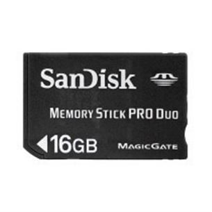 Memory card MS PRO Duo, SanDisk (16 GB)