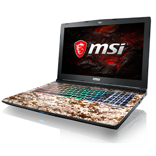 Notebook MSI GE62VR-7RF Camo Squad Limited Edition