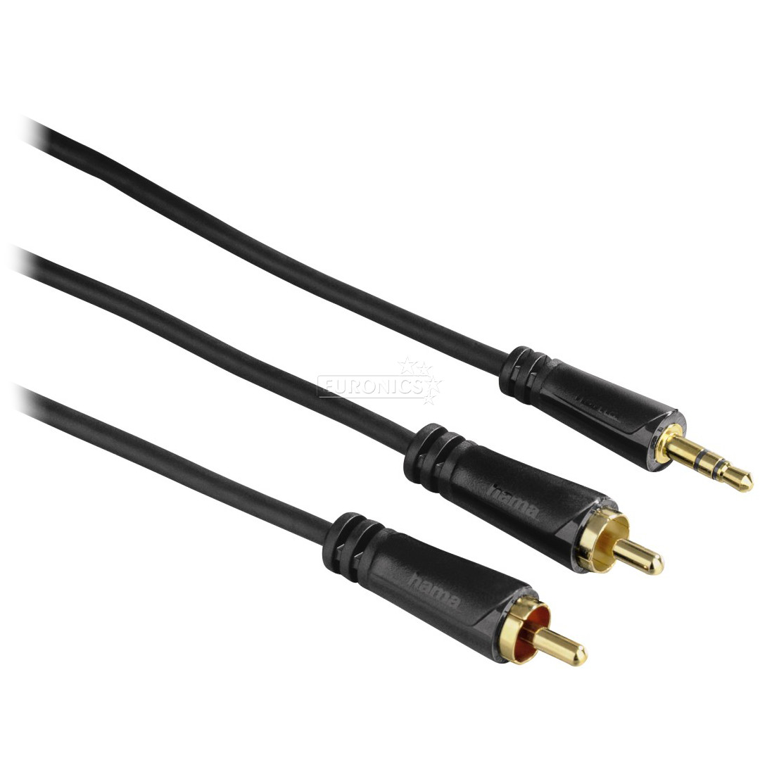 Kaabel 3,5 mm -- RCA Hama (1,5 m)