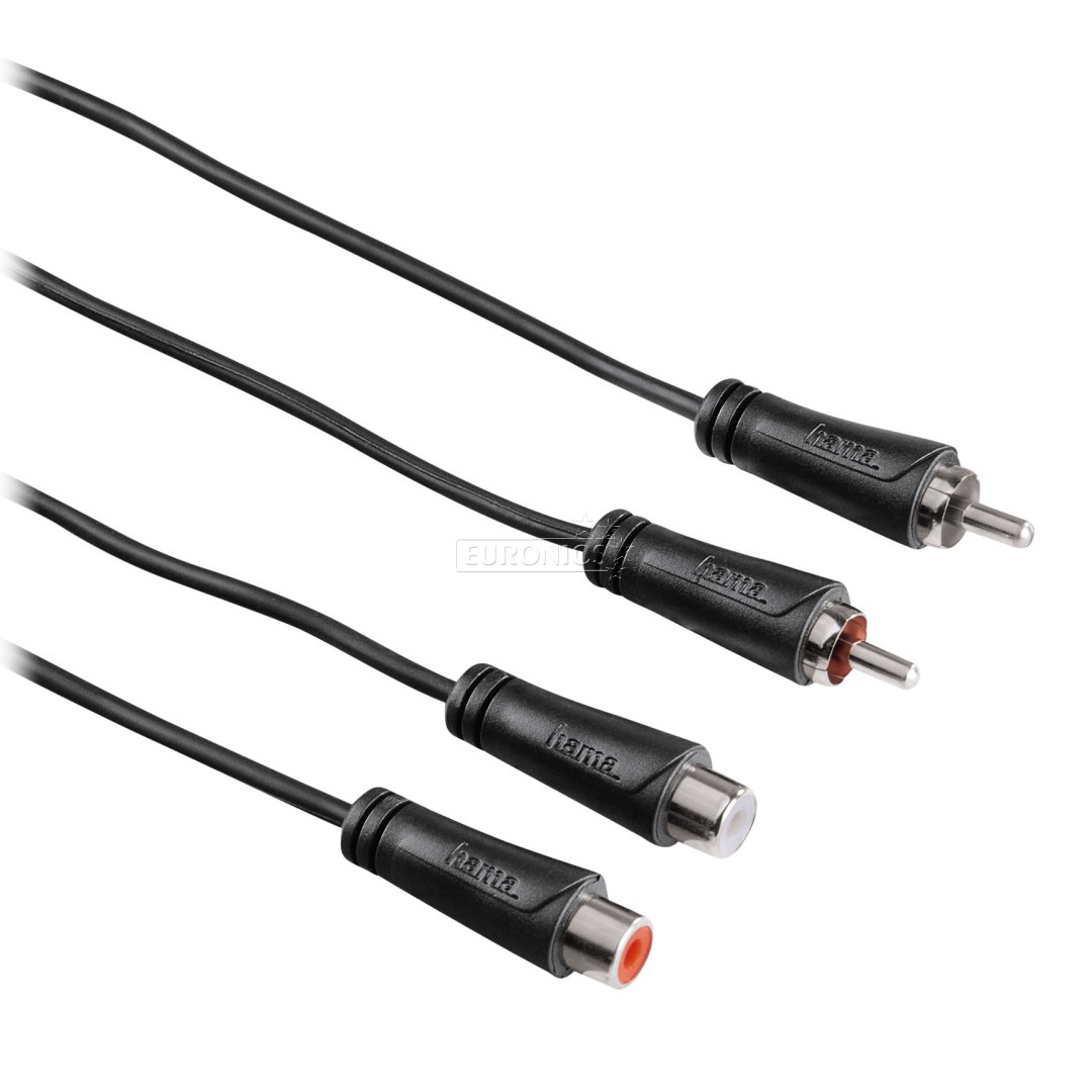 RCA extension cable Hama (3 m)