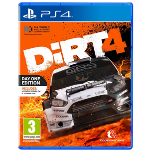 PS4 game DiRT 4 Day One Edition