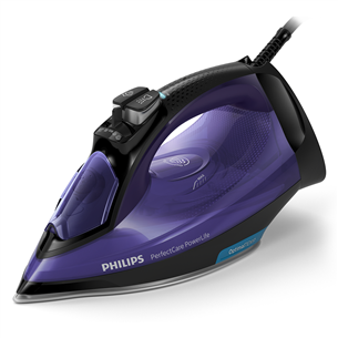 Philips PerfectCare, 2500 Вт, черный/фиолетовый - Паровой утюг