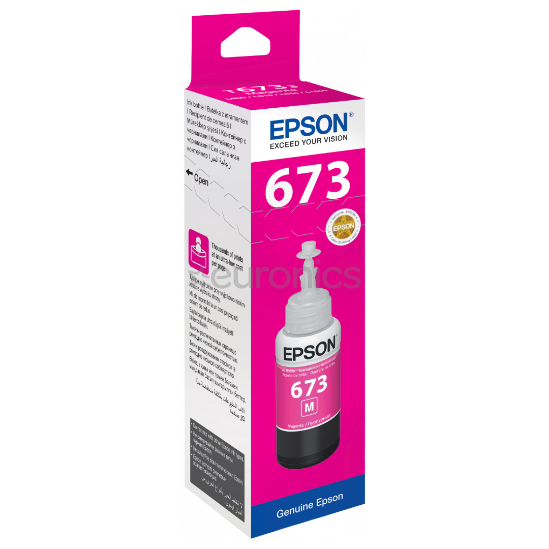 Tindimahuti täitepudel Epson T6733 (magenta)