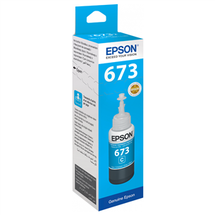 Tindimahuti täitepudel Epson T6732 (tsüaan)