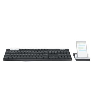 Logitech K375s, RUS, must - Juhtmevaba klaviatuur
