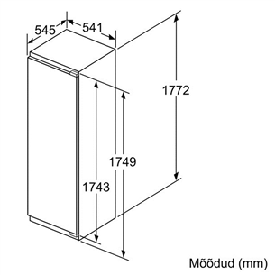 Built-in cooler Bosch (178 cm)