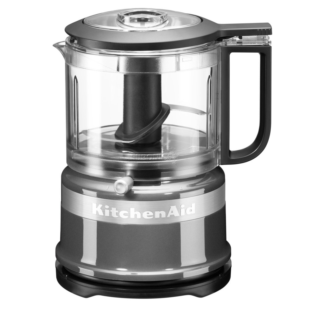 KitchenAid, 240 W, hõbedane - Mini köögikombain