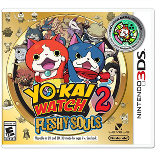 3DS mäng Yo-Kai Watch 2: Fleshy Souls