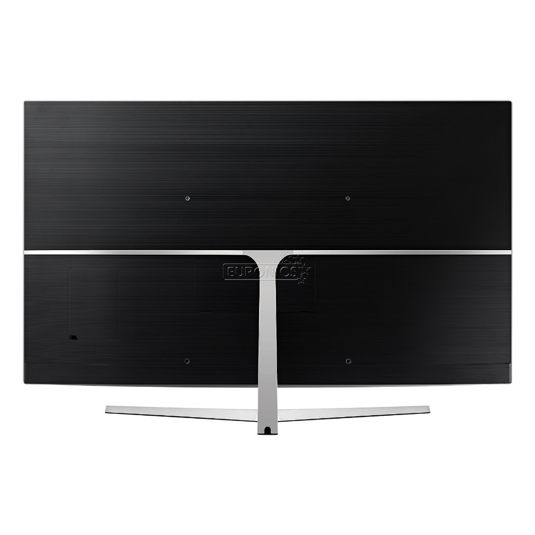 Samsung LCD 4K UHD, 55", jalg keskel, hõbedane - Teler