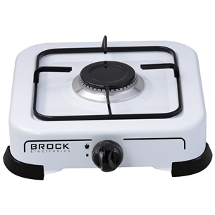 Brock, white - Gas Stove with 1 Burner