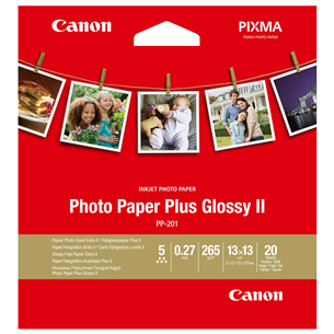 Fotopaber Canon PP-201 Glossy (13x13 cm, 20 lehte)