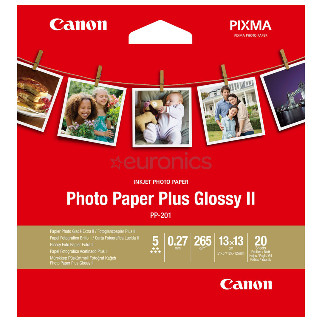 Fotopaber Canon PP-201 Glossy (13x13 cm, 20 lehte)