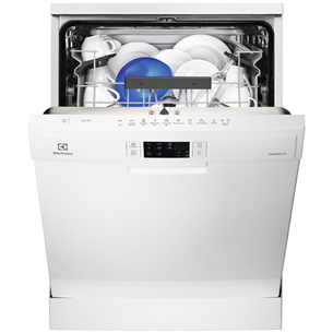 Electrolux, 13 place settings, white - Dishwasher