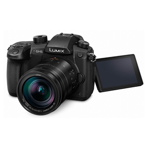 Hübriidkaamera Panasonic Lumix GH5 + objektiiv LEICA DG VARIO 12-60 mm