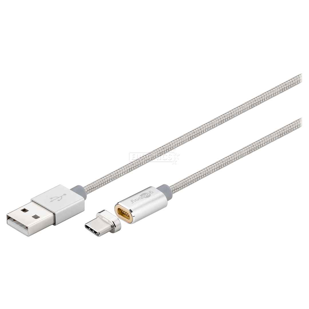 Juhe magnetica USB 2.0 A -- USB-C Goobay (1,2 m)
