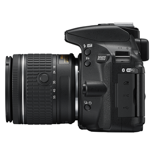 DSLR camera Nikon D5600 + NIKKOR 18-55 mm and 70-300 mm lenses