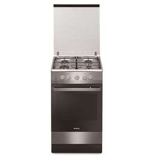 Hansa, 58 L, inox - Freestanding Gas Cooker with Gas Oven