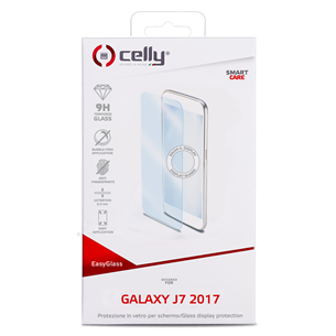 Защитное стекло для Samsung Galaxy J7 (2017), Celly