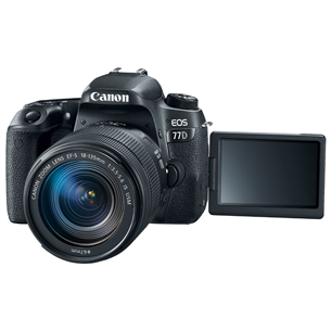 Peegelkaamera Canon EOS 77D + objektiiv 18-135 mm IS USM
