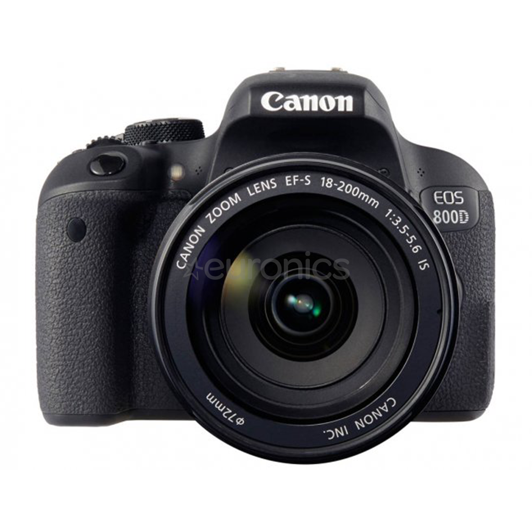 DSLR camera Canon EOS 800D + 18-200 mm lens, 1895C031