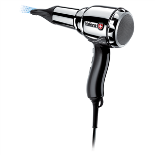 Hair dryer Swiss Metal Master Light, 2000 W, black/silver - Valera