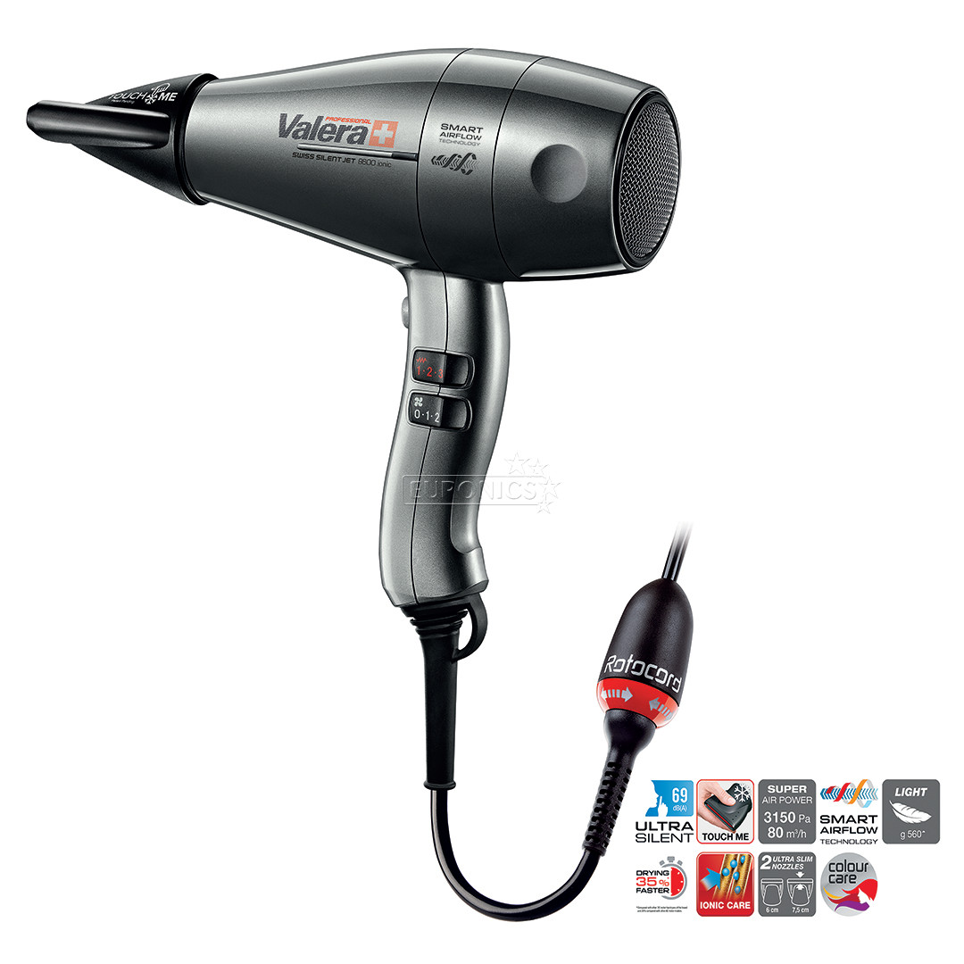 Valera Swiss Silent Jet 8600 Ionic, 2400 W, grey - Hair dryer