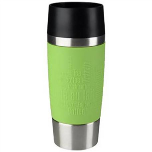 Tefal, 0.36 L, black/green - Travel mug