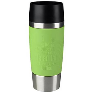 Tefal, 0.36 L, black/green - Travel mug