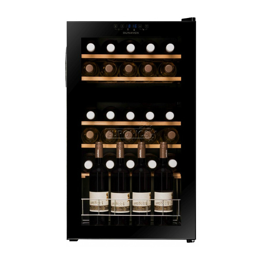 Wine cooler Dunavox (capacity: 30 bottles)