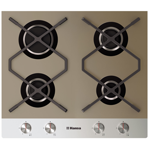 Hansa, width 60 cm, beige - Built-in gas hob