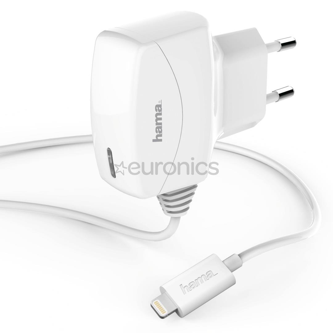 Зарядное устройство Lightning iPhone, iPod, iPad, Hama