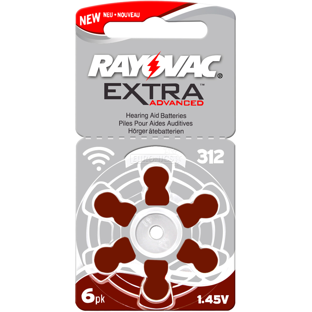 Kuuldeaparaadi patarei Rayovac ZA312