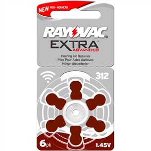 Hearing aid battery Rayovac ZA312