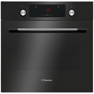 Hansa, 62 L, black - Built-in Oven