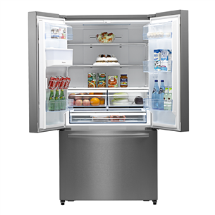 Side-by-Side Refrigerator NoFrost, Hisense / height: 178 cm