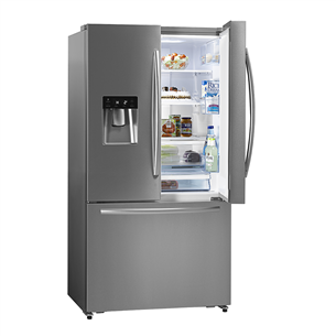 Side-by-Side Refrigerator NoFrost, Hisense / height: 178 cm