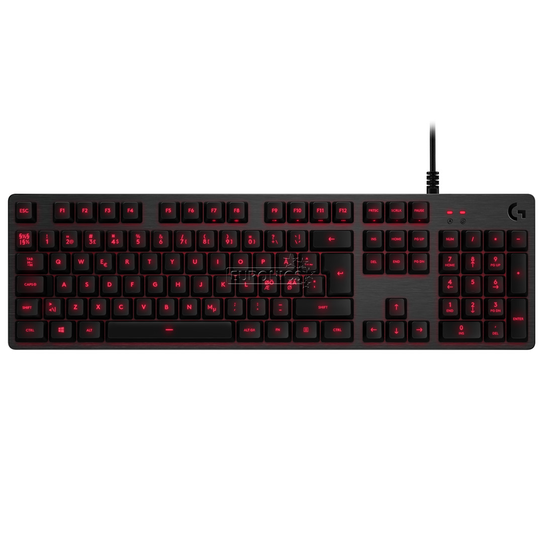 Logitech G413 Romer-G, SWE, must - Mehaaniline klaviatuur