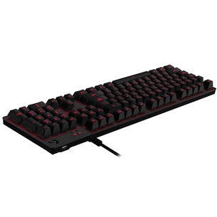 Logitech G413 Romer-G, SWE, must - Mehaaniline klaviatuur