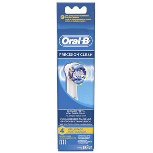 Braun Oral-B Precision Clean, 4 pieces, white - Replacement brush heads for electric toothbrush