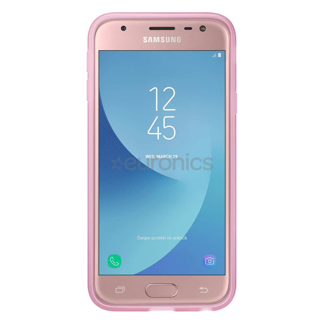 Galaxy J3 (2017) silicone cover, Samsung, EF-AJ330TPEGWW