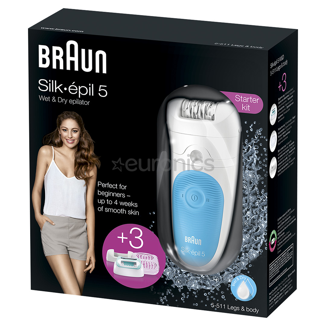 Epilaator Braun Wet & Dry Starter Kit