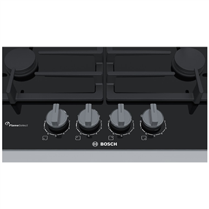 Bosch, width 60.6 cm, black - Built-in Gas Hob