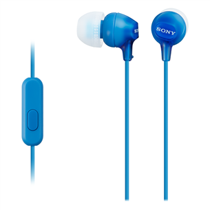 Sony EX15AP, sinine - Kõrvasisesed kõrvaklapid MDREX15APLI.CE7