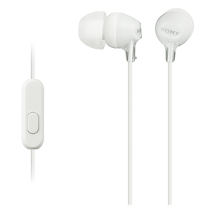 Sony EX15AP, valge - Kõrvasisesed kõrvaklapid MDREX15APW.CE7