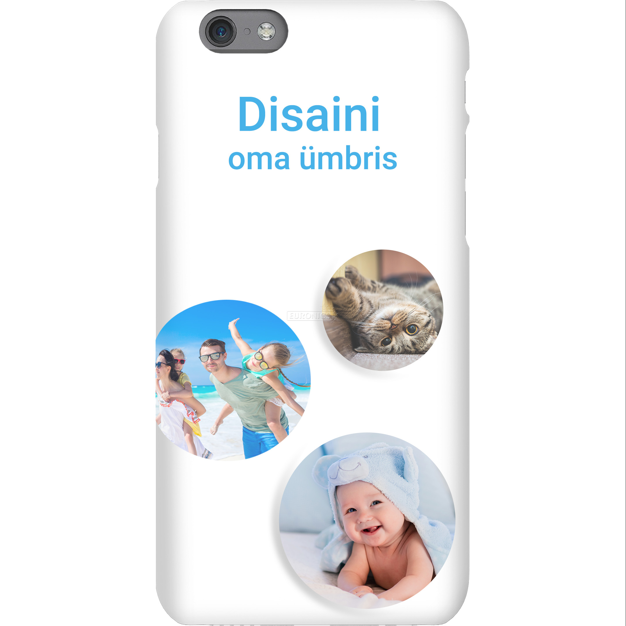 Чехол с заказным дизайном для iPhone 6S / Snap (матовый)