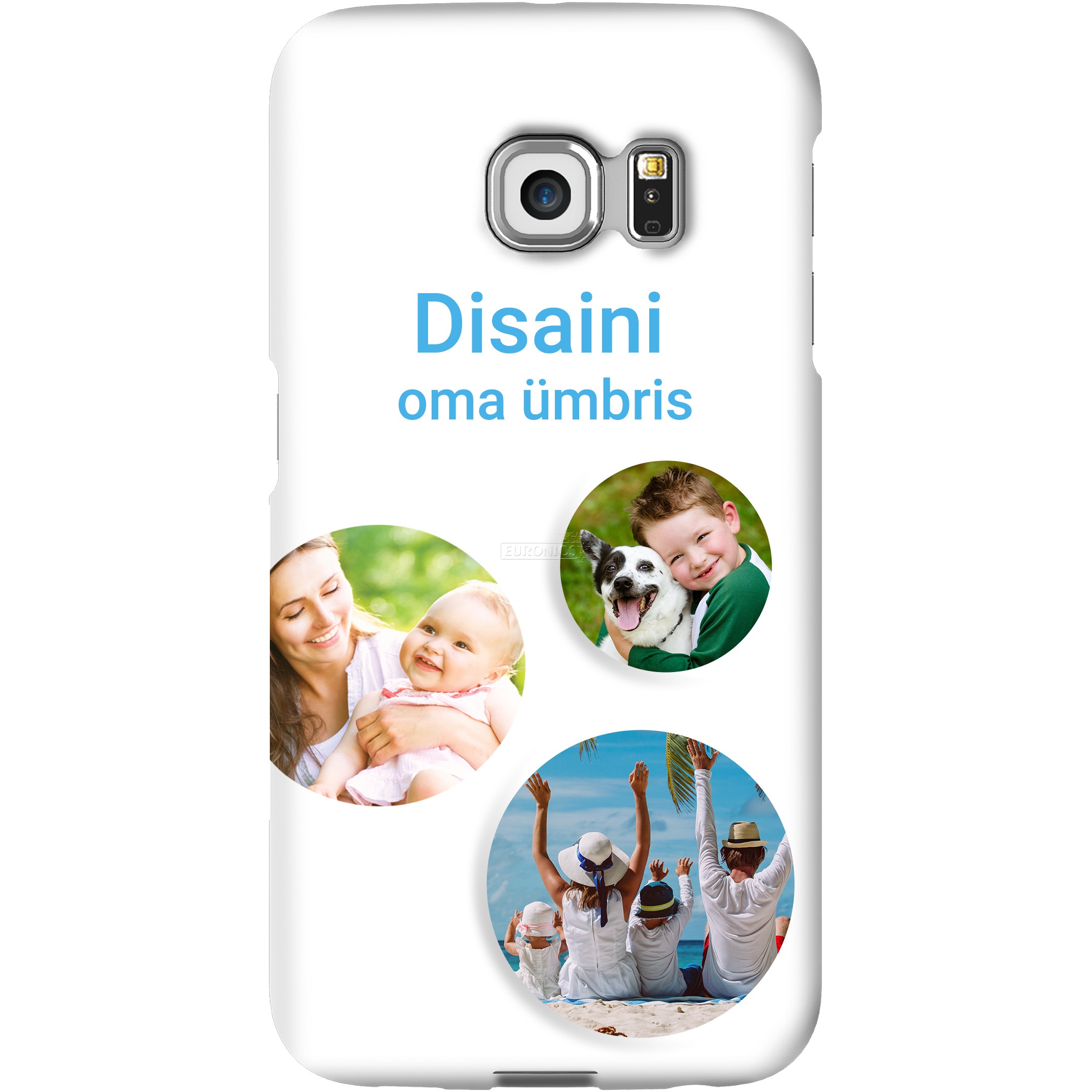 Personalized Galaxy S6 Edge glossy case / Snap