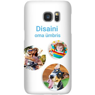Disainitav Galaxy S7 läikiv ümbris / Snap