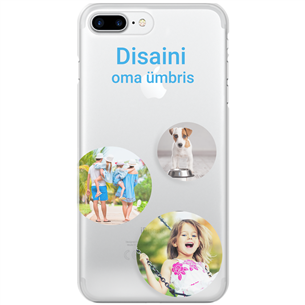 Personalized iPhone 7 Plus glossy case / Clear