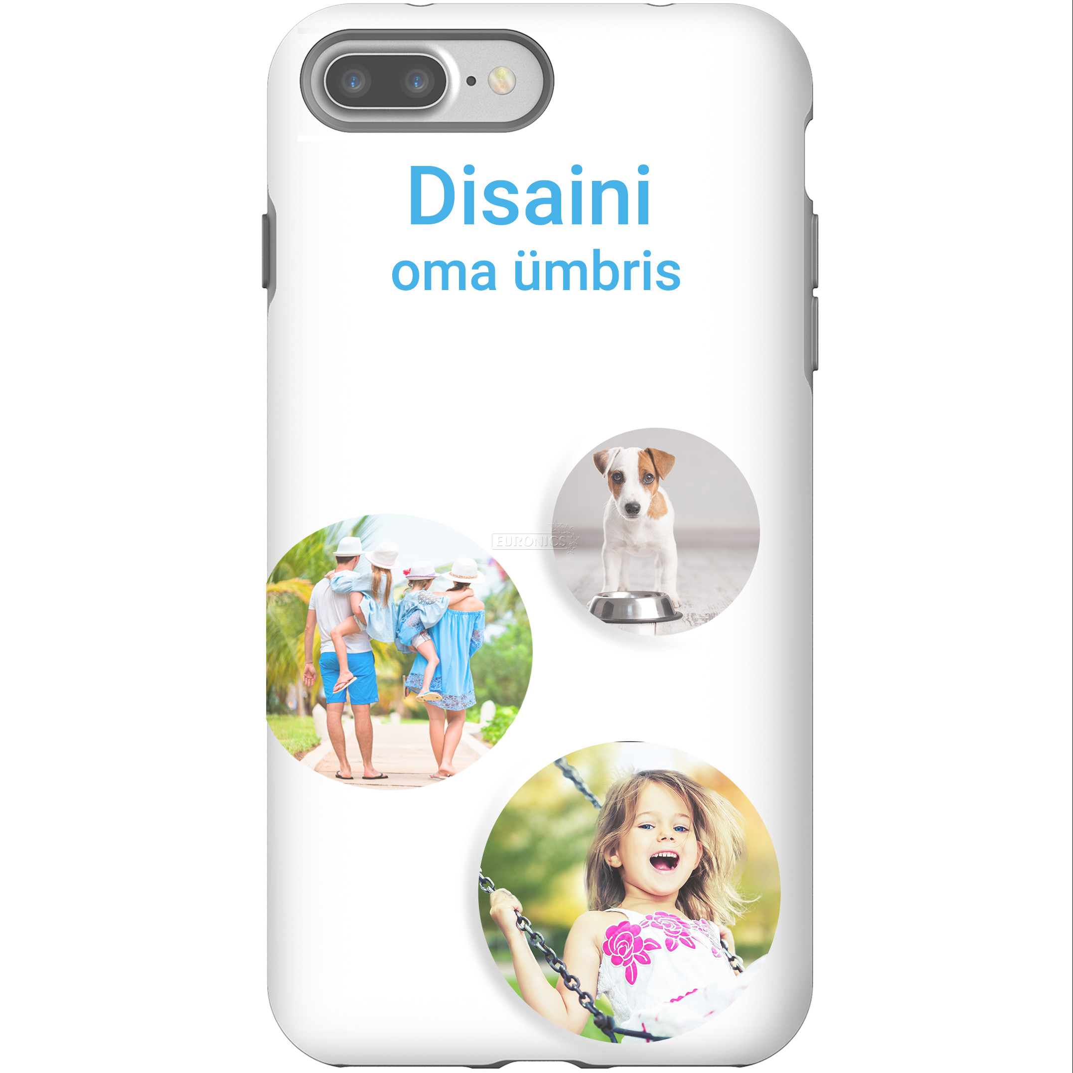 Disainitav iPhone 7 Plus matt ümbris / Tough