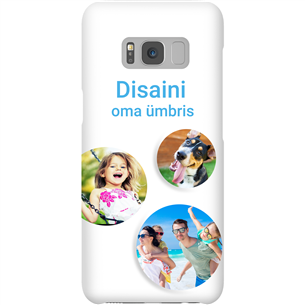 Personalized Galaxy S8 glossy case / Snap